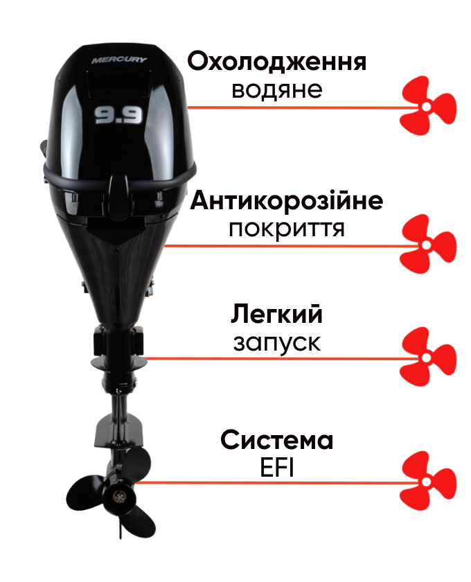 Mercury F 9.9 MH EFI 